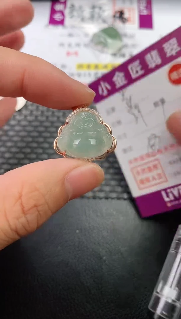 翡翠银S925镶嵌颈饰·