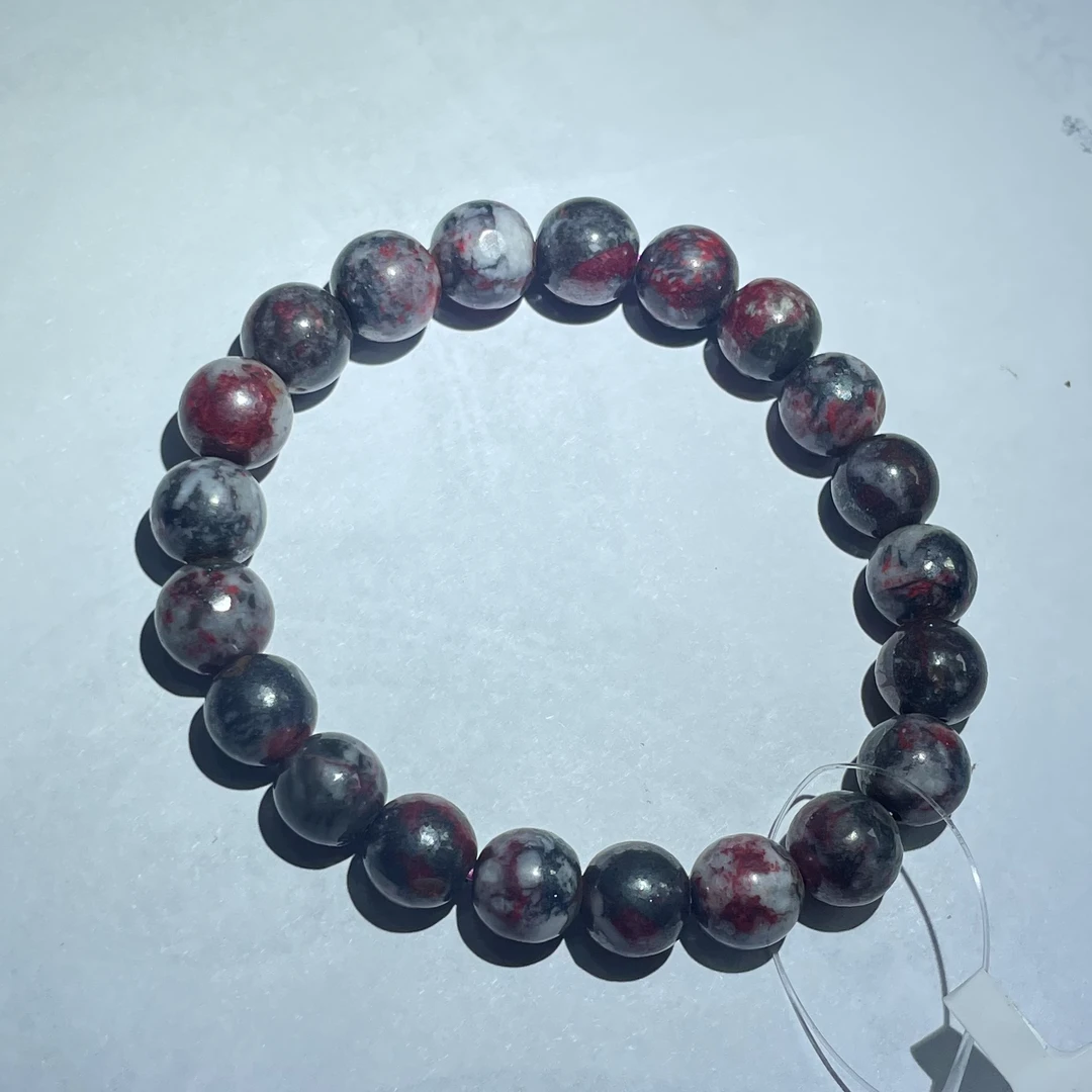 天然辰砂天然原矿朱砂手串  多样性发其一