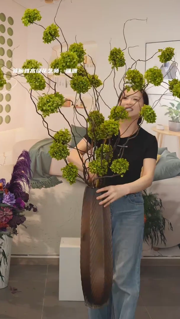 琉璃手工艺品单花束不带花瓶
