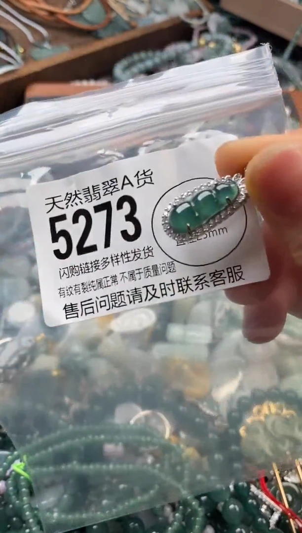 颈饰未镶嵌翡翠翡翠5273