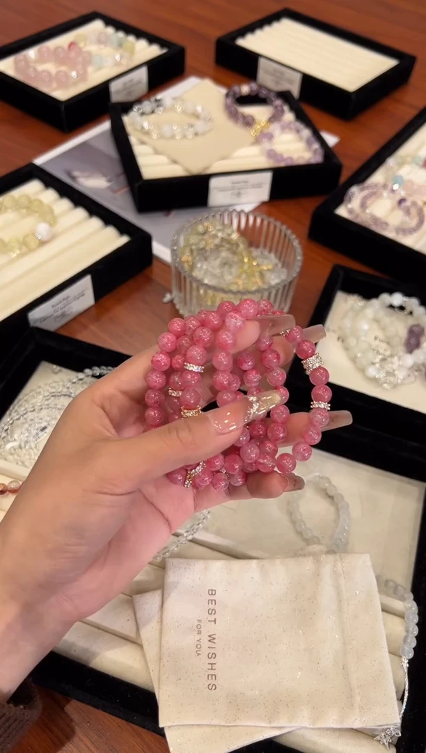 【闪购商品】水晶手链合金蔷薇辉手链x1524