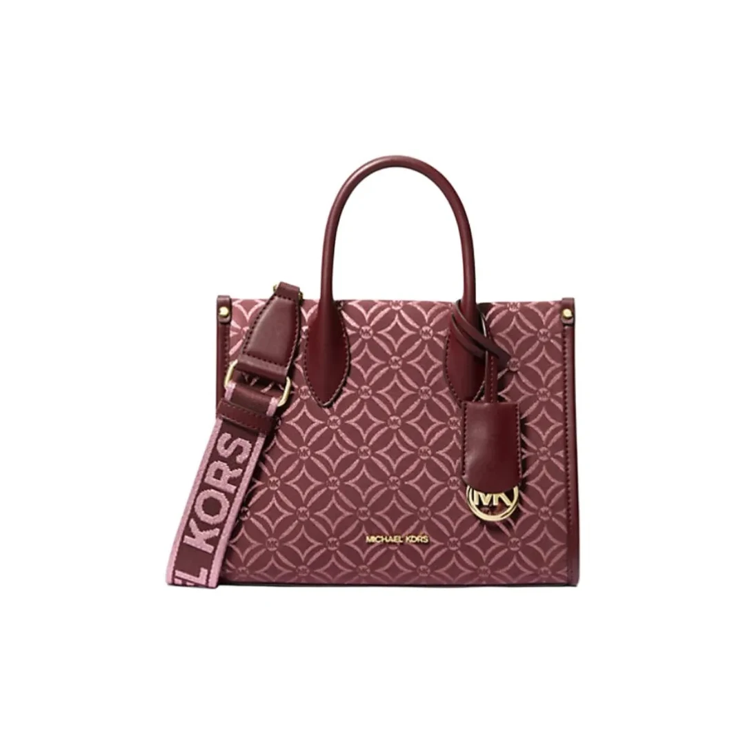 MICHAEL KORS Mirella 托特斜挎包紫红色约24*10*20cm 35F4G7ZC5J