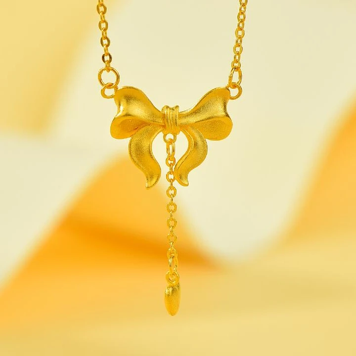 坠链均足银 足银吊坠 在逃公主蝴蝶套链项坠