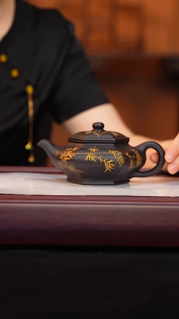 茶壶紫砂宜兴紫砂 正高工周新元老师 手工作品 330cc