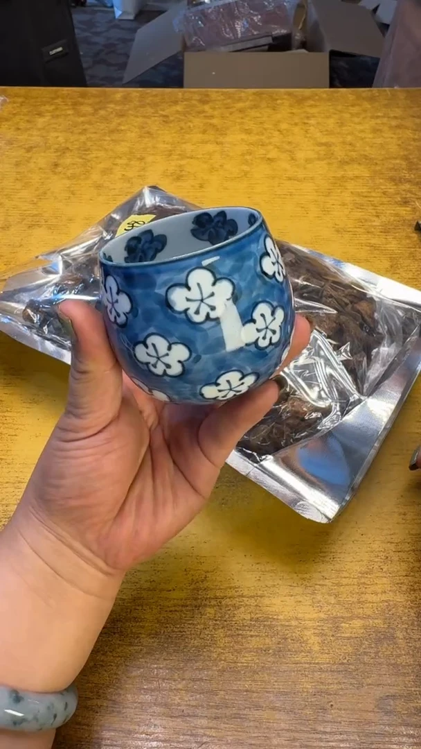瓷器瓷器瑕疵脏旧148松茸碗