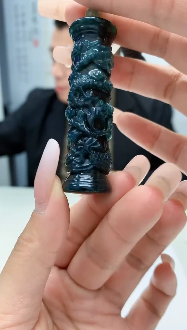 【闪购商品】定制翡翠未镶嵌4812lr-毛货挂件138