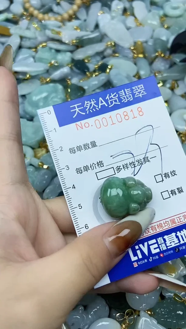 【闪购商品】翡翠颈饰未镶嵌天然A货翡翠