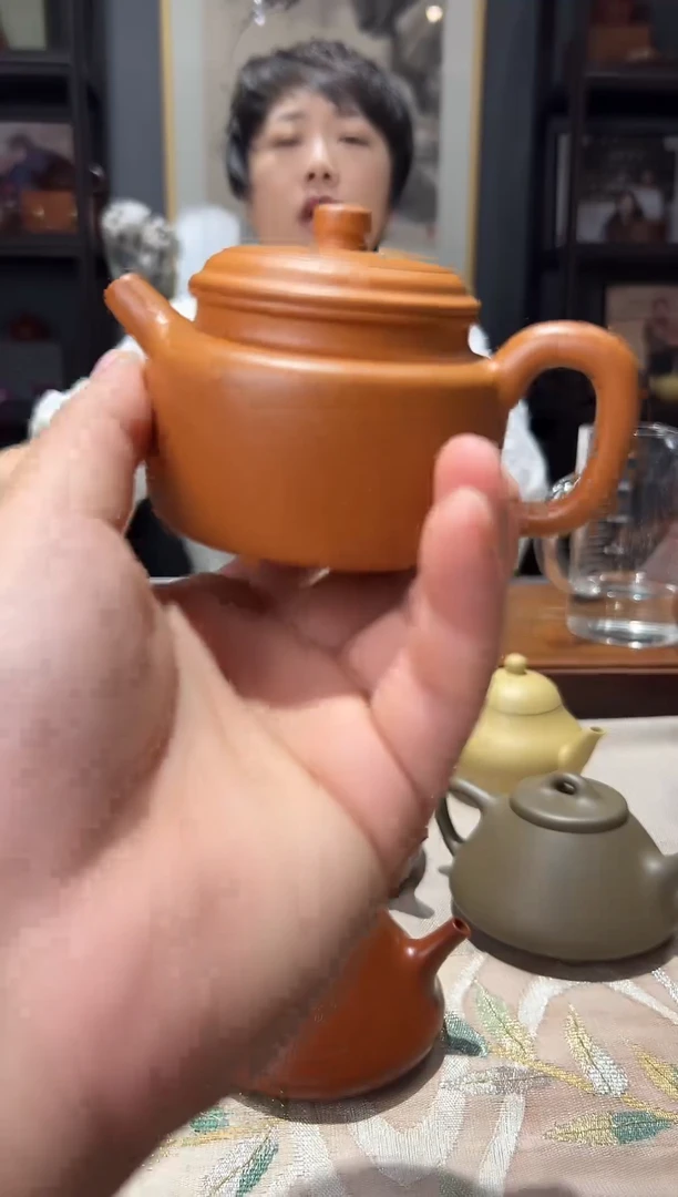 茶壶紫砂蟹黄段 德钟