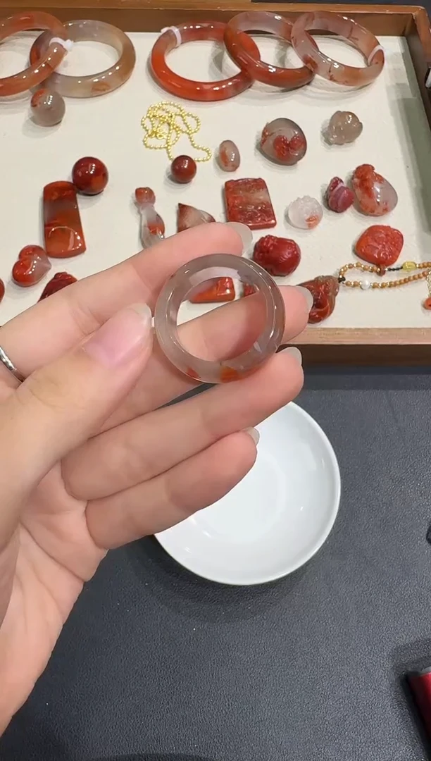 未镶嵌戒指南红玛瑙X0922-466-265