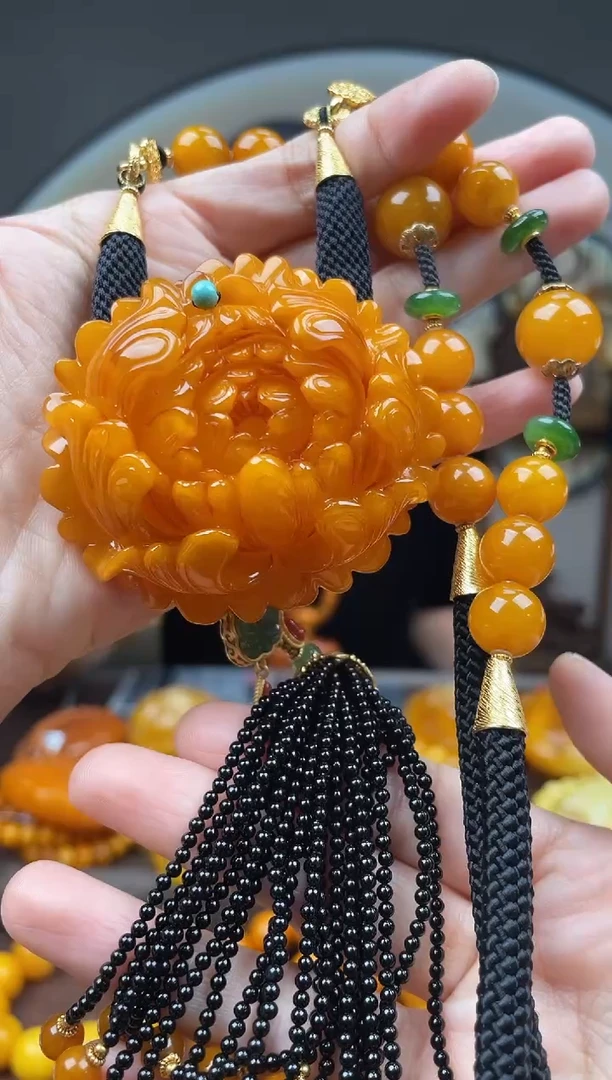 裸石琥珀未镶嵌首饰 假1赔4（多样性发货1件