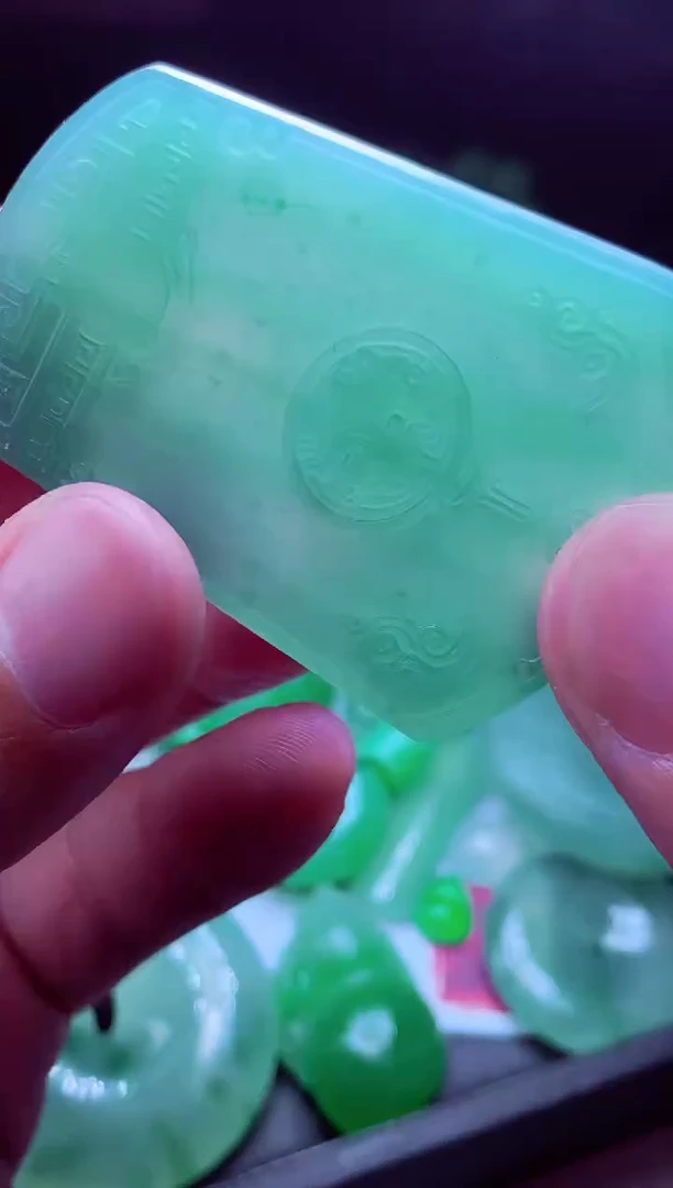 未镶嵌定制翡翠云****#翡翠毛货定制
