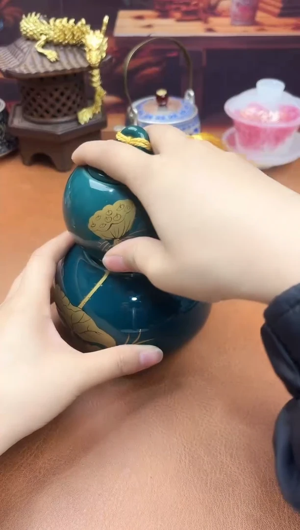 陶瓷茶具摆件旅行套组