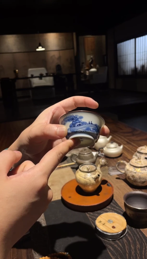 包铜山水杯.....