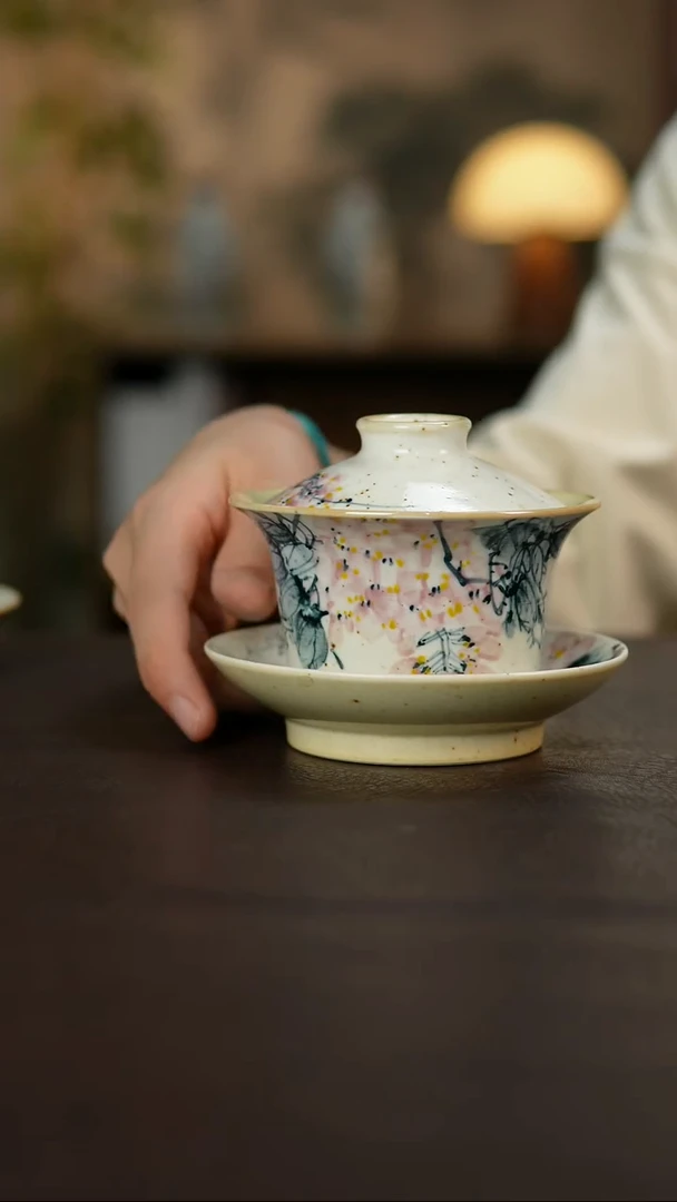 杯景德镇陶瓷杯碗柴烧多人