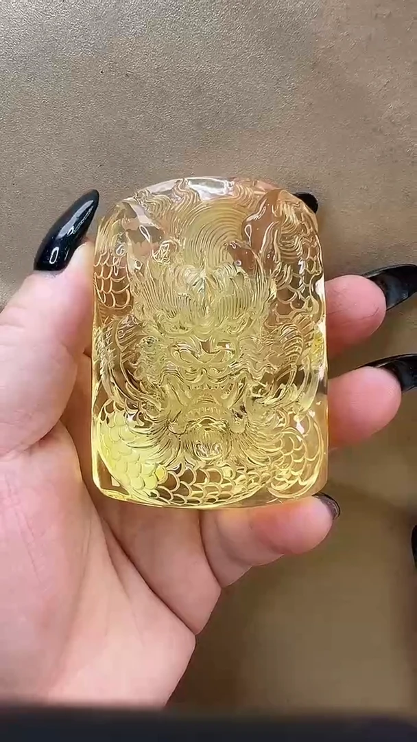 琥珀颈饰未镶嵌吊坠