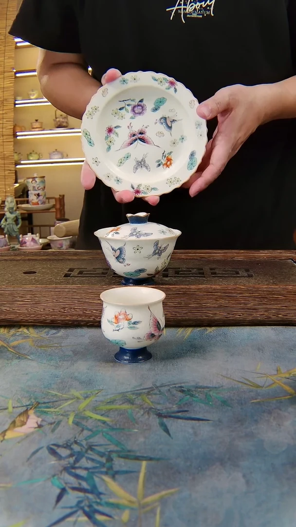 亘古茶具福利分享@盖碗组合