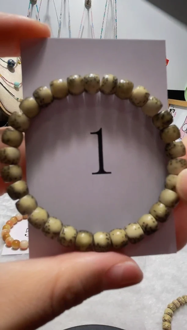 星月菩提手串001 河豚星月单圈7*6mm