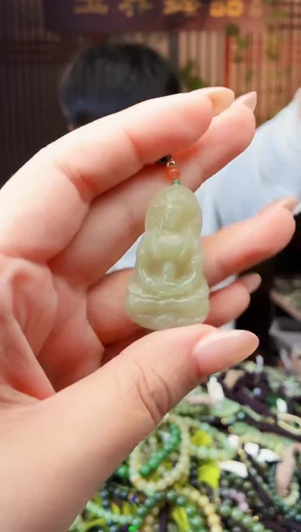 颈饰未镶嵌和田玉拍一发一多样性发货