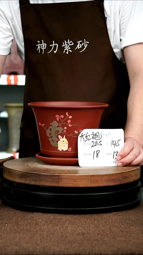 紫砂花盆花卉园艺6222+Z