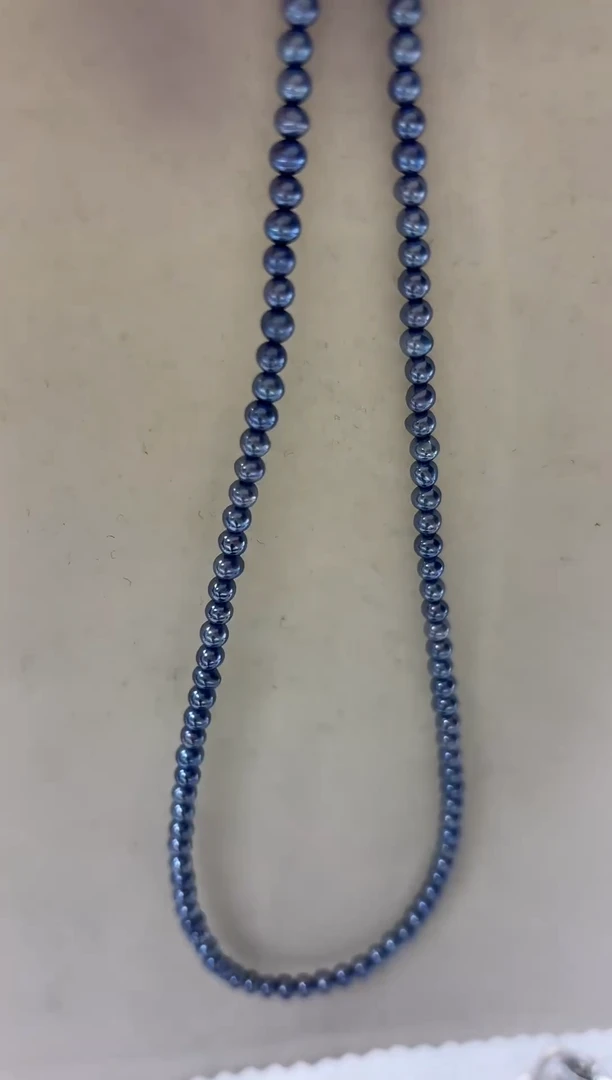 颈饰合金淡水珍珠兰雪项链88