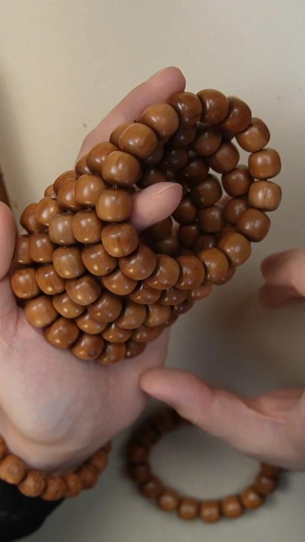 檀香木手串/手链老山檀香白檀香13*12老型单圈留疤