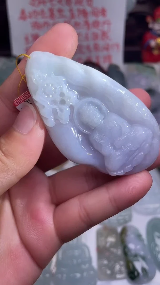 颈饰未镶嵌翡翠阿弥陀佛