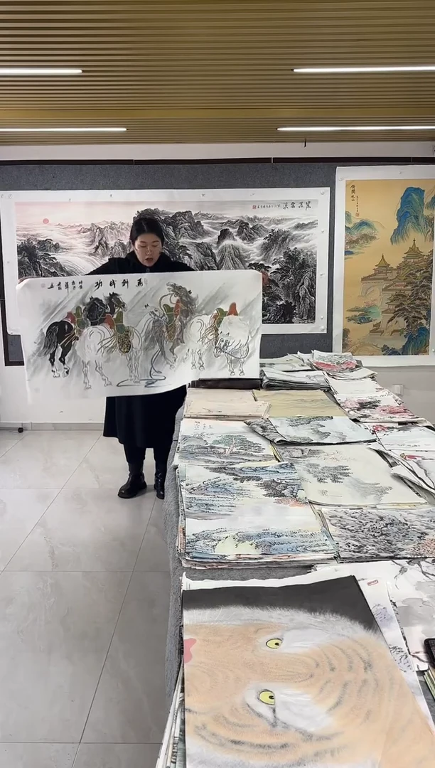 国画丹青专属福利-四尺整张马