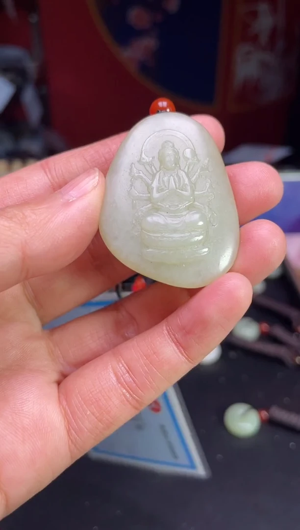 颈饰未镶嵌和田玉123