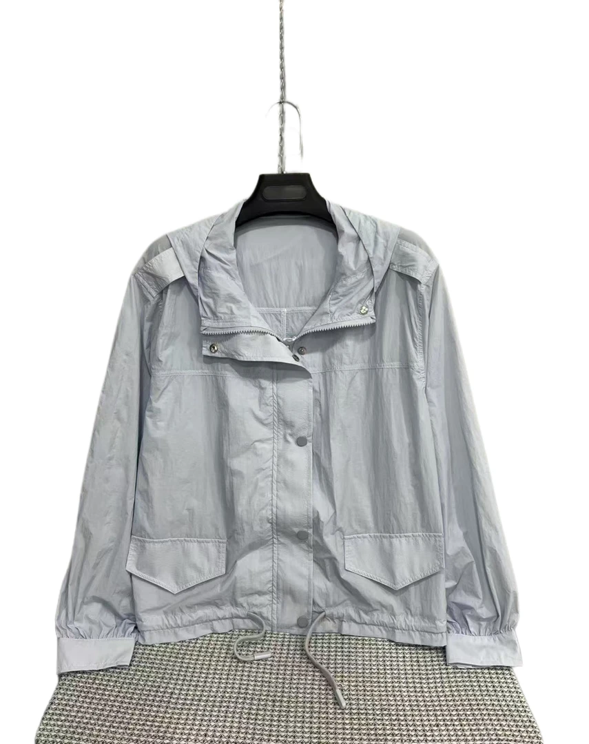 3131   抽绳装饰  时尚  百搭  纯色  简约  休闲   短外套