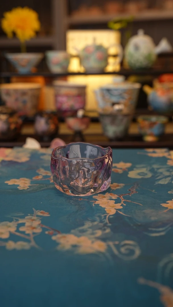 【闪购商品】福利品 紫色琉璃杯