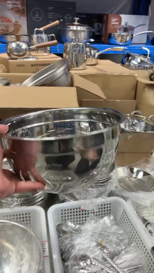 【闪购商品】不锈钢4L打蛋盆