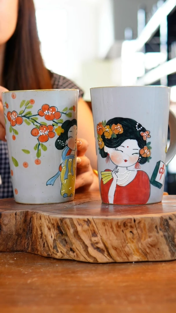 杯子558景德镇老陶泥杯子