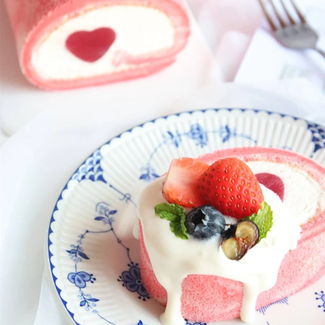 两种口味大理石蛋糕卷奶盖卷  工作室家庭烘焙培训视频课程