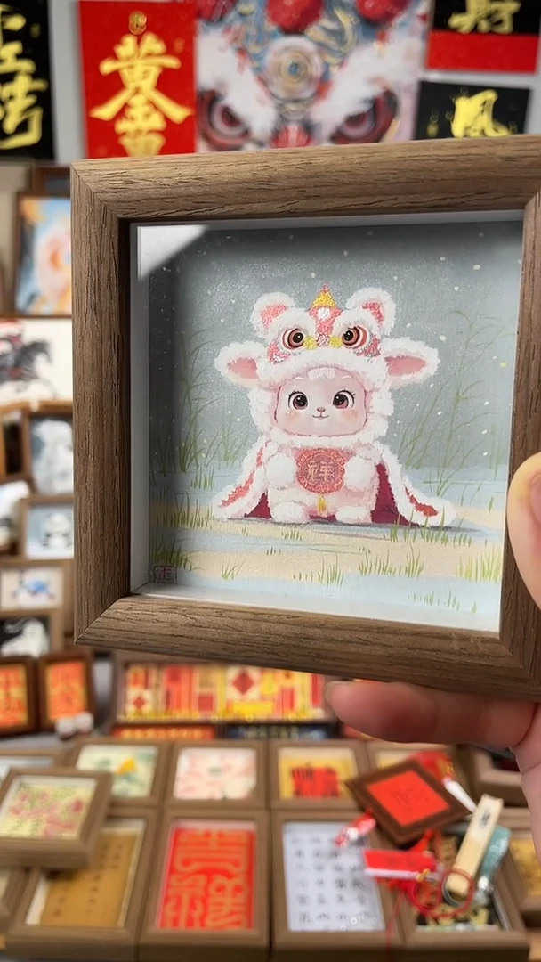 国画纯手绘书法绘画作品