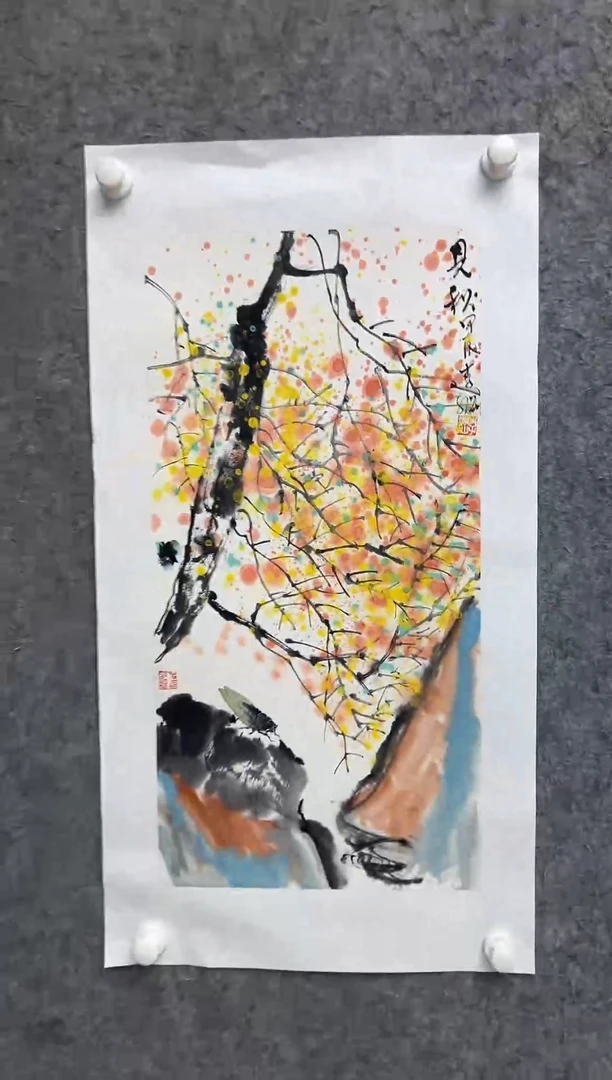 国画李纲-2平尺-国画作品