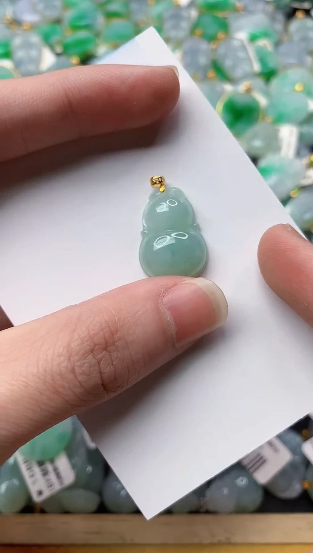 【闪购商品】翡翠颈饰18K金镶嵌49..........