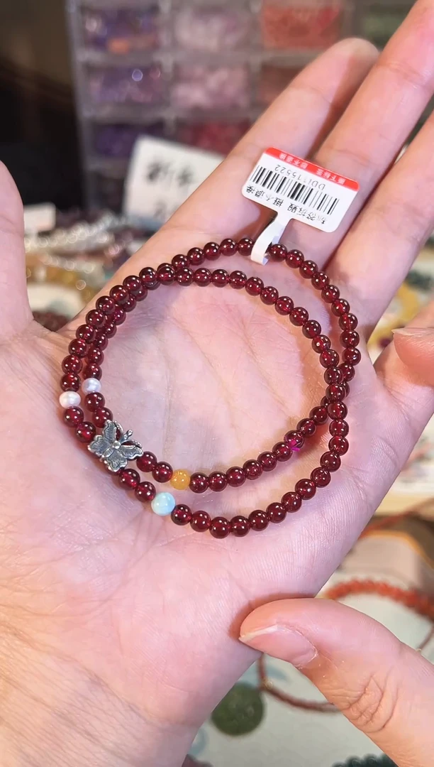 【闪购商品】石榴石手链未镶嵌Q796手串