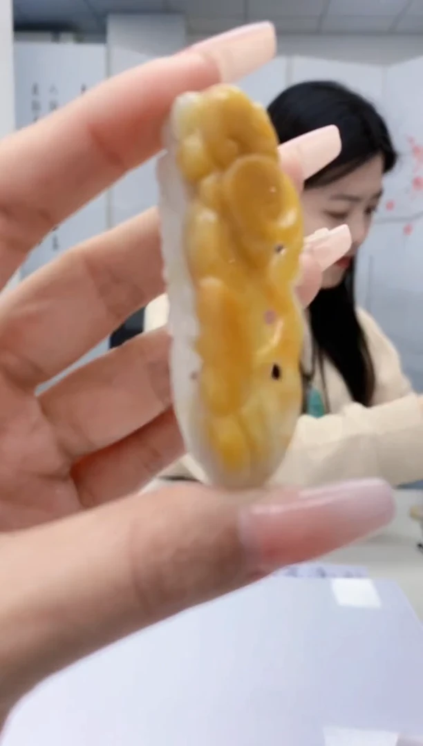 【闪购商品】定制翡翠未镶嵌0405lr-毛货挂件41