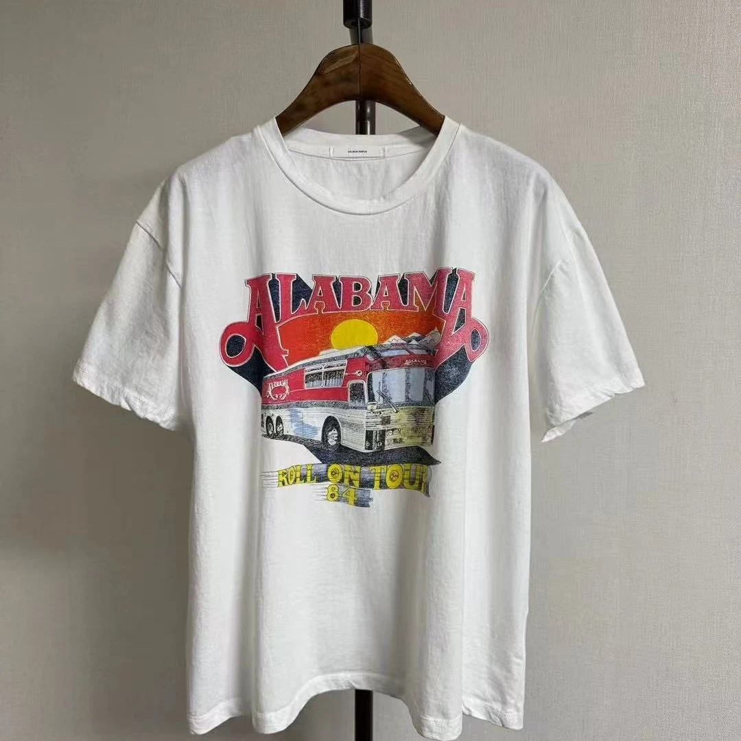 东大门go大巴印花半袖T/NO退换