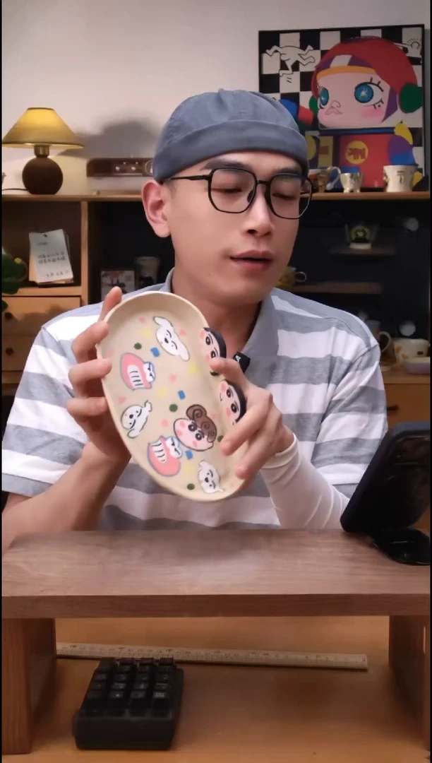 摆件景德镇可爱设计师款陶瓷