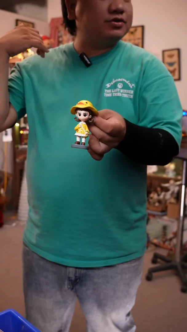 树脂中古摆件默认微瑕女孩