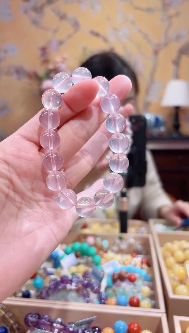 未镶嵌手串水晶设计款手串11天然晶体结构