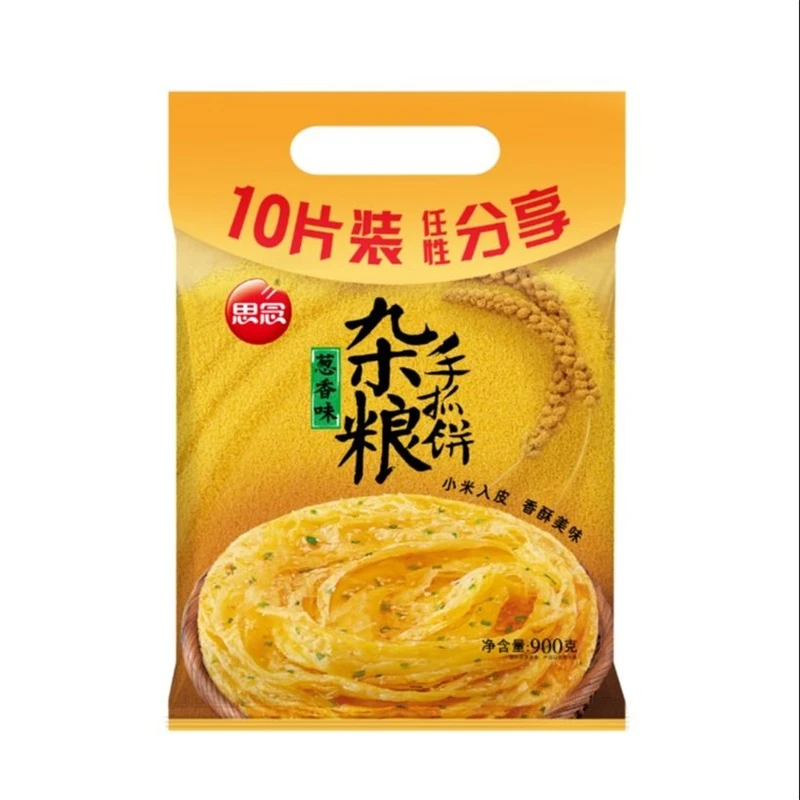 思念葱香杂粮手抓饼900g