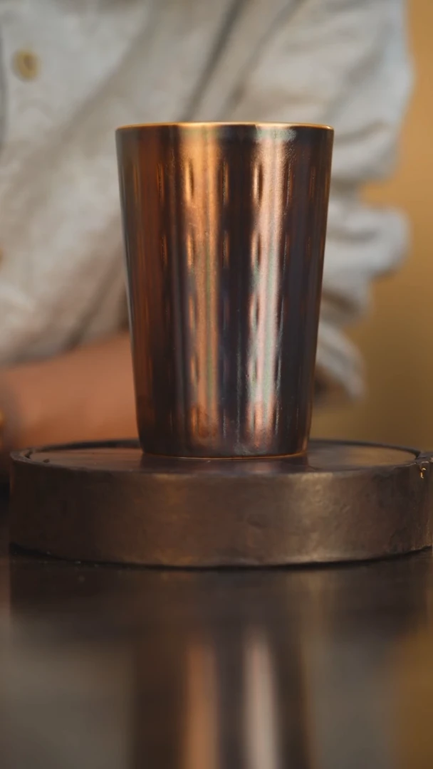 46柴房陶瓷柴烧大水杯