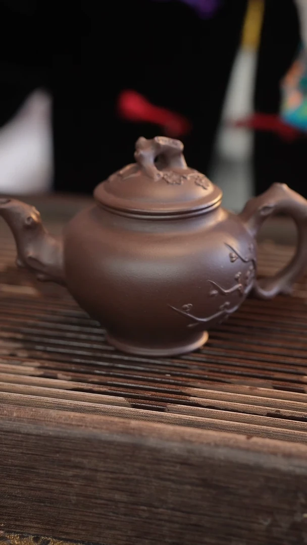 茶壶紫砂原矿手工制作【宽口】230cc