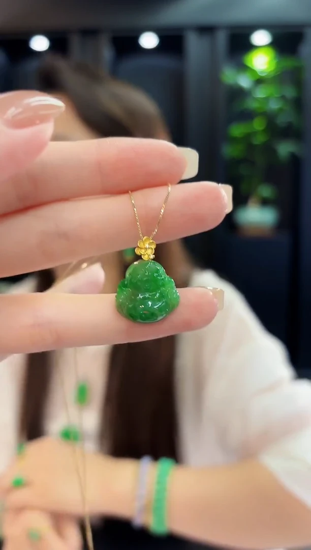 吊坠(不含链)未镶嵌翡翠限****宝 缅料A货/支持复检/一件