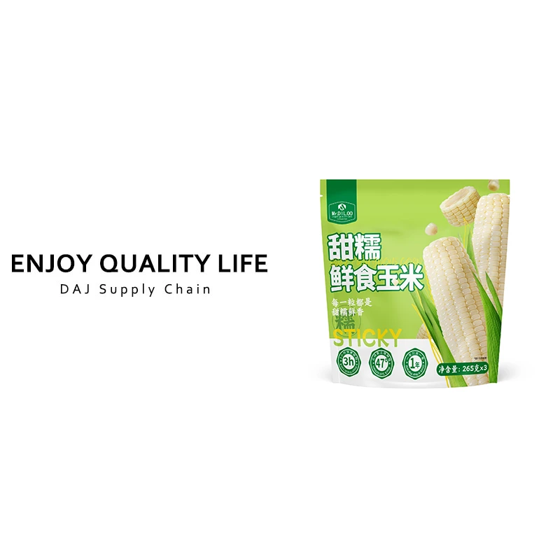 【精选】Mr.DIL.OO 鲜食糯玉米（白糯）265g*6根