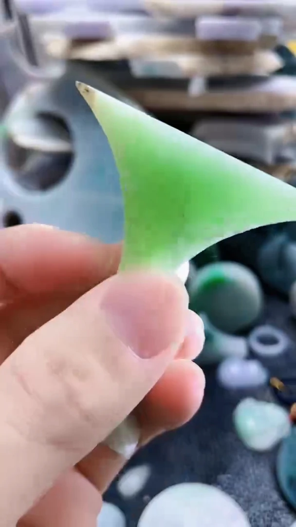 散珠翡翠天然A货翡翠板料