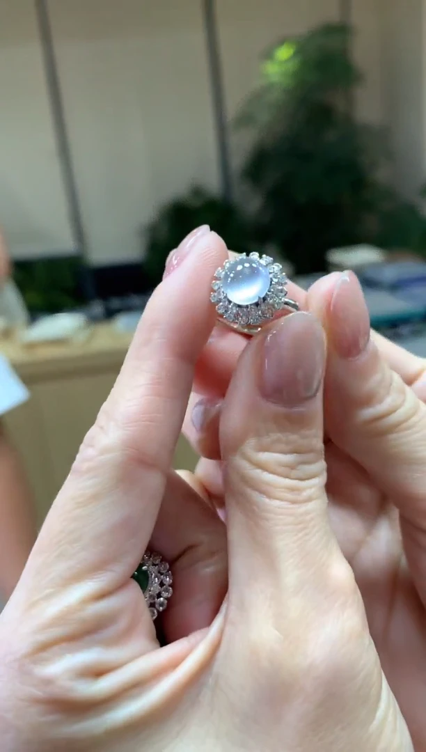 翡翠戒指18K金镶嵌|不退不换11