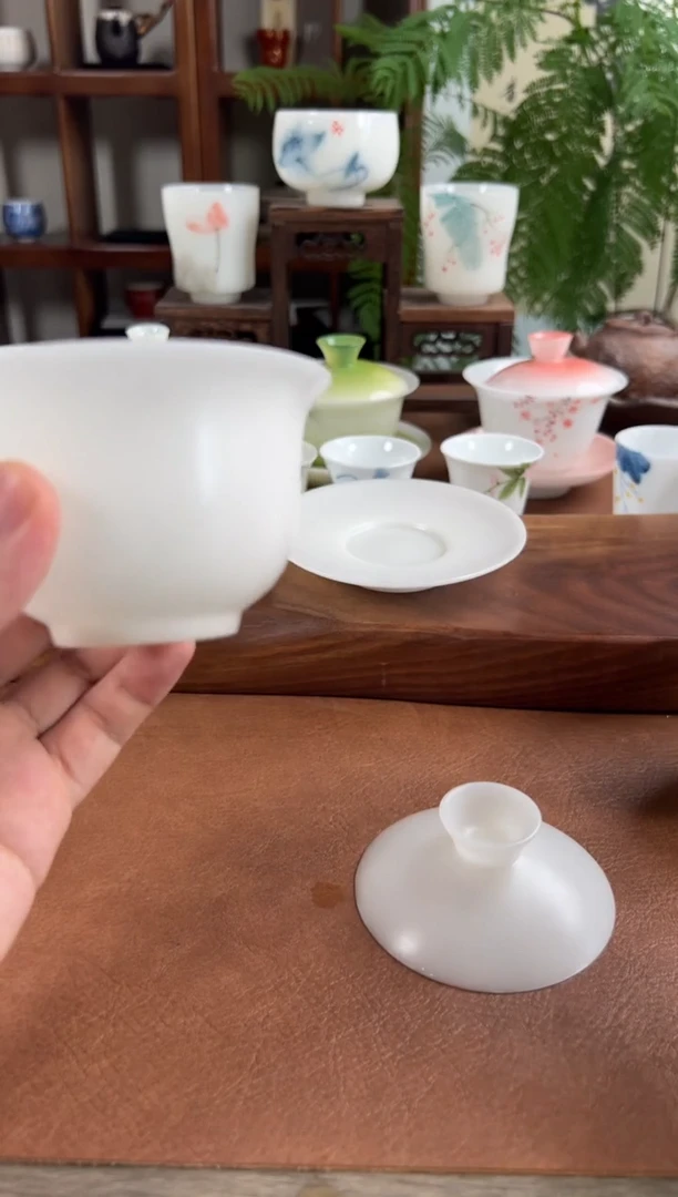 杯子高岭瓷土茶具单品上新